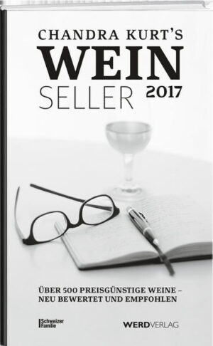 Im «Weinseller 2016» stellt die renommierte Schweizer Weinautorin und Weinexpertin Chandra Kurt 500 Weine aus der ganzen Welt vor. Die Weine sind bewertet, beschrieben und enthalten auch Angaben, zu welchen Speisen man sie geniessen kann und zu welcher Gelegenheit. 139 Weine kosten zwischen Fr. 5.- und 10.- und 159 Weine zwischen Fr. 10.- und 15.-. Passend zum Buch das Weinseller-App und das vier Mal im Jahr erscheinende Weinseller Journal.