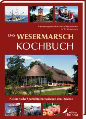 Die Landfrauen stehen für eine ehrliche und ursprüngliche Küche! Zahlreiche Mitglieder der 15 Ortslandfrauenvereinen im Landkreis haben sich an diesem Kochbuch beteiligt. Sie haben mehr als 160 Rezepte zusammengetragen. Damit nicht genug: schließlich sind die Landfrauen auch heimatkundlich aktiv und ergänzen die Rezeptsammlung mit Gedichten und Geschichten, zahlreichen Impressionen von Land und Leuten zu diesem für die Region einmaligen Buch. Es ist ein Appetithappen der dem Genießer Lust auf Land und Leute macht. Vom westlichen Ufer der Unterweser von Lemwerder im Süden über Stedingen, das Stadland bis nach Butjadingen, der idyllischen Halbinsel zwischen Außenweser und Jadebusen reicht der Landkreis Wesermarsch und gleichzeitig der kulinarische Handlungsrahmen dieses Titels. Ursprünglicher und unverfälschter Geschmack, gepaart mit Jahrhundertealten Überlieferungen traditioneller Kochkunst, kommt hier auf den Tisch: regionale Fleisch-, Fisch-, Wurst- und Schinkenspezialitäten vom Lamm, Weideochsen und Buntem Bentheimer Schwein, Biokäse, Brot, und aromatischer Honig, rahmige Kuhmilch sowie handgeschöpfte Zartbitter-, Vollmilch- und weiße Schokolade.