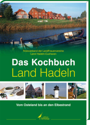 In diesem Landkochbuch „Vom Osteland bis an den Elbestrand“ haben die LandFrauen rund 150 traditionelle, aber auch zeitgemäße Rezepte aus der Region zusammengestellt. Machen Sie eine kulinarische Reise durch die Hadelner Spezialitäten mit regionalen und saisonalen Zutaten. Lesen Sie dazu interessante Geschichten und schauen Sie sich viele farbenfrohe Fotografien aus der Region Land Hadeln-Cuxhaven an. Cuxhaven liegt an der nördlichsten Spitze Niedersachsens, ist von zwei Seiten von Wasser umgeben und auf jeder Landkarte schnell erkennbar. Bei Cuxhaven mündet die Elbe in die Nordsee. Ihre geographische Lage verleiht der Stadt und dem Landkreis einen besonderen Reiz, beschert ihr aber hinsichtlich der wirtschaftlichen Verbindung zum Hinterland auch besondere Probleme. Das Land Hadeln ist eine historische Landschaft an der unteren niedersächsischen Elbe. Die Landschaft ist geprägt durch den fruchtbaren Marschboden, die höhergelegene Geest, kultivierte Moore und die Küstenlage. Landwirtschaft, Handwerk und Tourismus bestimmen die Einkommensmöglichkeiten. Hier wirkt auch der Kreisverband der LandFrauen Land Hadeln-Cuxhaven. Die schönsten Kirchen - auch Bauerndome genannt - die im Hochland Hadelns liegen, sind massive prächtige Gotteshäuser. Es gibt aber auch reizvolle Fachwerkkirchen, die nicht weniger interessant sind. Für die Elbmarschen typisch sind die heute nur noch selten strohgedeckten Bauernhäuser aus rotem Backstein mit weißem Fachwerk. Zu den prominentesten Hadlern gehörten der Arabienforscher Christian Niebuhr (1733 bis 1815), der erste Ministerpräsident Niedersachsens Hinrich-Wilhelm Kopf (1893 bis 1961) und der Musikwissenschaftler und Musikpädagoge Hermann Rauhe (*1930), von dem auch in diesem Buch zu lesen ist.