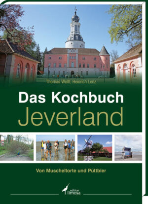 Wenn ein Küchenmeister und Koch aus Leidenschaft und ein leidenschaftlicher Journalist mit dem Hang zu kulinarischen Köstlichkeiten Freundschaft schließen, dann ist das Ergebnis vorprogrammiert: Es entsteht ein Kochbuch - in diesem Fall aus der Heimat der Autoren. Thomas Wolff und Heiner Lenz sind seit mehr als 30 Jahren in dem rauen aber herzlichen Landstrich hoch oben an Deutschlands Nordseeküste zuhause. Die Natur hat hier ihre eigene Speisekarte geschrieben. Dabei entstanden sind herzhafte Gerichte wie Wuddels und Pastinaken, Grau Afken, Omas Sauerkraut, Labskaus, Sanddornmousse oder Bombeussis. In 11 Kapiteln sind rund 150 heimische Rezepte zusammengetragen, die Lust auf das Nachkochen machen. Dazu Bilder und Geschichten über Land und Leute aus Jever, Schortens, Sande, Wangerland und der Insel Wangerooge - den fünf Kommunen des Jeverlandes. Sie zeigen einen Auszug aus der Historie und dem Leben und Feiern der Menschen in diesem Landstrich. Ob über Fräulein Maria, das Püttbier, die einzige jeverländische Insel mitten im 'Weltnaturerbe Wattenmeer', eine Gattersäge oder das 'Tor zur Nordsee': In 33 Erzählungen und fröhlichen Anekdoten gibt es viel und Ungewöhnliches zu erfahren. Dazu passend spiegeln wunderschöne Bilder die Vielfalt der beeindruckenden Landschaft wider. Dieser nördliche Teil des Landkreises Friesland mit seinem Zentrum, der Kreisstadt Jever, ist ein attraktives Reiseziel. Jahr für Jahr zieht es 600 000 Touristen (ohne Tagesgäste) dorthin. Bei den rund 100 000 Einwohnern, die hinter einer 52 Kilometer langen Deichlinie leben, sind diese immer willkommen. Schlagen Sie es auf, das Jeverland Kochbuch, und erfahren und sehen Sie, wie vielfältig die Menschen hinter den Deichen und inmitten der Nordsee kochen, leben und feiern.