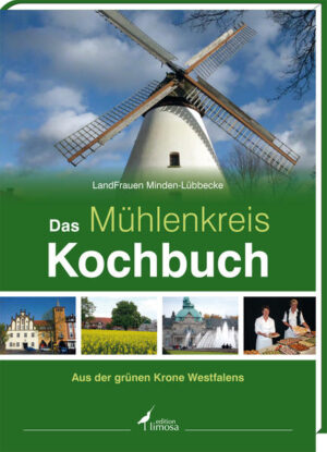 Kommen Sie auf den Geschmack bei dieser kulinarischen Reise durch den Mühlenkreis- denn er hat viel zu bieten! Die LandFrauen Minden-Lübbecke präsentieren mehr als 160 Rezepte aus ihrer Region. Dazu haben sie rund 30 Geschichten und Gedichte zusammengetragen und das Buch mit über 250 wunderschönen Fotografien geschmückt. Ob "Vom Garten in die Küche" oder "Vom Korn zum Brot", "Was Oma gerne kochte" oder "Was Kindern schmeckt": Die Rezepte sind abwechslungsreich und leicht nachzukochen. Viele davon sind in der LandFrauenlehrküche in Lübbecke erprobt worden. Regionale Gerichte haben bei der Auswahl Priorität erhalten. Denn wo kennt man sonst 'Ströher Schwarten' und 'Pickert' von der Pickertplatte? Oder 'Bottermelksanballerßel'? Aber nicht nur die alten Rezepte, sondern auch neue oder aufgepeppte Gerichte finden sich im Buch. Der Mühlenkreis Minden-Lübbecke ist der nordöstliche Zipfel von Nordrhein-Westfalen am Übergang der Mittelgebirge in die Norddeutsche Tiefebene. Herrenhäuser und andere Baudenkmäler zeugen noch heute eindrucksvoll von der Zeit, als das Gebiet das Bistum Minden war. Und natürlich prägen viele Mühlen das Landschaftsbild: die Windmühlen in der Ebene, die Wassermühlen an den Hängen der Berge und an den Wasserläufen, dazu Rossmühlen und eine Schiffsmühle. Die Landwirtschaft ist vielfältig: Auf den Löss- und Marschböden wird Ackerbau betrieben. Die Moorniederungen und Geestböden sind geprägt von Milchwirtschaft. Auf den sandigen Böden im Norden wird Spargel angebaut. Freuen Sie sich also auf schmackhafte Ideen aus der Minden-Lübbecker LandFrauenküche!