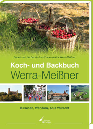 Einzigartige und vielfältige kulinarische Genüsse Dieses Koch- und Backbuch enthält rund 160 Gerichte und Spezialitäten aus alter und neuer Zeit. Darunter Rezepte mit Kirschen und Mohn, mit Schmand und Bärlauch, mit Meißner Lamm und Holunder und natürlich darf die „Ahle Wurscht“ nicht fehlen. Alle Rezepte wurden von den Autorinnen erprobt und eignen sich zum Nachkochen. Zum Schmökern bietet das Buch 23 kurzweilige und informative Geschichten über die Region und ihre Sehenswürdigkeiten. Rezepte und Geschichten werden von mehr als 250 Fotos farbenfroh begleitet. Der Landkreis Werra-Meißner liegt im Nordosten des schönen Hessenlandes an der Landesgrenze zu Thüringen und Niedersachsen. Entlang der Werra erstreckt er sich von Herleshausen im Süden bis Witzenhausen im Norden sowie von Wanfried im Osten bis Hessisch Lichtenau im Westen. Natürliche Schönheit und Harmonie prägen die alte Kulturlandschaft an Werra und Meißner mit ihren attraktiven Fachwerkstädten und -dörfern. Rings um Witzenhausen wachsen Abertausende von Kirschbäumen, die in jedem Frühjahr ein weißes Blütenmeer hervorzaubern. Der Hohe Meißner thront majestätisch über dem Land. Mit fruchtbaren Werraauen und hügeligen Landschaften bis hin zu Hochebenen präsentiert sich die Landschaft abwechslungsreich und schön. Mit diesem Koch- und Backbuch laden die LandFrauen Sie ein, Land, Leute und die Gaumenfreuden ihrer Region näher kennenzulernen.