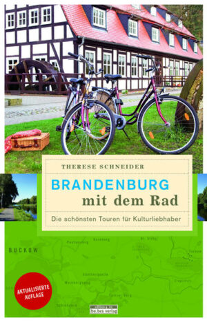 Brandenburg ist ein Paradies für Fahrradfahrer! Therese Schneider verrät in ihrem Bestseller die attraktivsten Strecken für Tagestouren und entspannte Kurztrips  abseits der viel befahrenen Wege und vorbei an zahllosen Sehenswürdigkeiten und kulturellen Highlights. Dabei verbindet sie Hintergrundwissen zu Geschichte