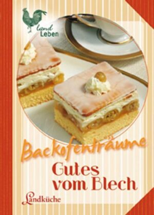 Dieser Band der Landküche enthält 150 der besten Landrezepte für Blechkuchen. Blechkuchen sind fester Bestandteil der saisonalen, naturverbundenen Landküche. Was wäre ein Sommerfest oder eine Geburtstagsfeier auf dem Lande ohne einen der saftigen, cremigen oder herzhaften Kuchenklassiker? Klassiker wie Bienenstich, Butter- und Streuselkuchen, Donauwellen, Mohnstreifen und vielfältige Obstkuchen sind selbstverständlich ebenso enthalten wie manche Neukreation, einige deftige Varianten und so manches zarte Sahneschnittchen. Hier kommt jeder auf den Geschmack. Ob trocken, cremig, fruchtig, mit Streuseln, Sahne oder Baiser - Blechkuchen sind immer eine Versuchung wert. selberbacken in seiner ganzen Vielfalt.