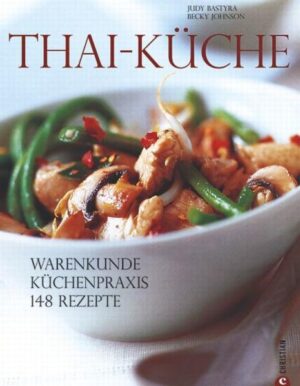 Die Thai-Küche ist populär wie nie zuvor: Denn die exotischen Gewürze und knackig frischen Zutaten vereinen sich zu einem Feuerwerk der Düfte und Aromen wie in kaum einer anderen Küchenrichtung. Dieses Buch stellt Ihnen nicht nur die 148 besten Rezepte vor, sondern zeigt auch alle typischen Küchentechniken Schritt für Schritt sowie die wichtigsten Zutaten, die Sie für die Zubereitung echter thailändischer Gerichte brauchen.