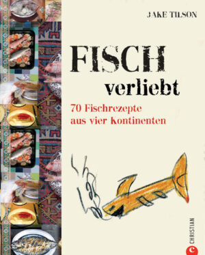 Jake Tilson, Künstler, Designer, Autor und Koch in einer Person, macht sich auf eine Reise rund um den Globus, um seine Fischphobie zu überwinden. Entstanden ist ein Kunstwerk aus Fischrezepten und eindrucksvollen Fotos und Collagen, die er auf witzige Art und Weise kommentiert. 70 köstliche „selbst erprobte“ (!) Fischrezepte beweisen, dass sein Experiment gelungen ist. Dieses kunstvoll gestaltete Reise/Fisch-Kochbuch ist etwas ganz Besonderes!