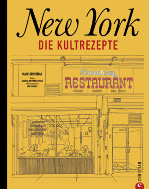 Es ist die ganze Welt auf einem Fleck: New York. Marc Grossman nimmt uns mit in Coffeeshops, Delis, zum Straßenimbiss und in die klassischen American Diner. Dort ist New York entschleunigt: Wir hören beim Blättern genussvolles Knuspern von selbst gemachten Oreos, saftiges Beißen in einen bunt belegten Cheeseburger oder glückliches Seufzen nach einem Erdnuss-Butter-Smoothie …