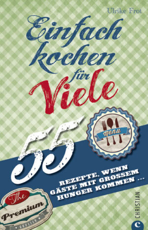 Keine Angst vor vielen Gästen! Ob die Studi-Freunde, die Mädels-WG oder die Kicker-Kumpels kommen, sobald der Esszimmertisch nicht mehr ausreicht, wird’s auch dem Koch ganz schön mulmig beim Zubereiten des Festessens. Dabei ist es ganz einfach, für viele zu kochen. Es muss ja nicht nur Chili sein: Servieren Sie im Handumdrehen Auberginen mit Honig und Parmesan, Überbackene Kalbskoteletts und Zitronentarte. So sind alle satt und Sie zufrieden!