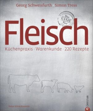 Wenn schon Fleisch, dann richtig! In diesem Fleischkochbuch erfahren Sie alles über den verantwortungsvollen Fleischgenuss. Wie wirkt sich z. B. artgerechte Haltung auf Qualität und Geschmack des Fleisches aus? 220 leckere Rezepte von Braten über Steak bis Schmorgericht geben Anregungen dazu, wie Sie das Beste aus Rind, Schwein, Lamm und Geflügel herausholen und dabei vom ganzen Tier so wenig wie möglich verschwenden. Sie werden staunen!