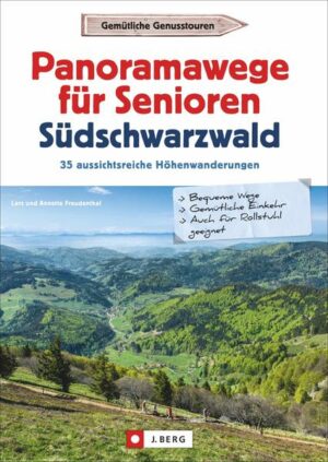 Leichte Wanderungen auf breiten und auch unbekannteren Wegen - ein Genuss nicht nur für Senioren. 35 Wanderungen durch den südlichen Schwarzwald mit wunderschönen Ausblicken. Jede Tour mit ausführlichen Beschreibungen