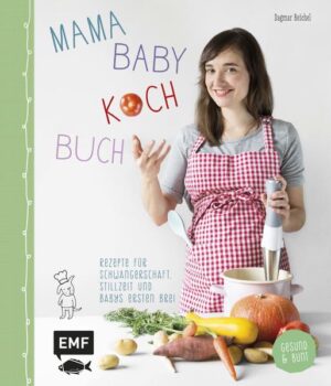 Genuss für dich und mich - für die optimale Versorgung von werdenden Mamas und neugeborenen Babys, vom Beginn der Schwangerschaft bis zum ersten Babybrei gibt es in diesem Buch eine große Auswahl an alltagstauglichen sowie pfiffigen Rezepten. Für jede Phase das Richtige, denn Schwangerschaft und Stillzeit fordern eine Menge von Ihrem Körper, den Sie mit der richtigen Ernährung unterstützen können. Verwöhnen Sie sich und Ihren Körper in Schwangerschaft und Stillzeit mit Gerichten, die Ihnen und dem Baby gut tun und die alle Nährstoffe enthalten, die Sie jetzt verstärkt brauchen. Und auch für die ersten Breie Ihres Babys sind praktische Kombi-Rezepte enthalten, bei denen der Babybrei und das Essen für Große in einem Arbeitsgang gekocht werden. Mit diesem Rundum-Sorglos-Buch bekommen Sie neben allerhand Wissenswertem zur Babyzeit über 30 ausgewogene und abwechslungsreiche Rezepte: bunte Mahlzeiten zum Sattessen, köstliche Getränke und gesunde Snacks, und Gerichte zum Einfrieren, die bei Bedarf schnell aufgetaut sind. Dieses Buch soll Sie vom Beginn eines heranwachsenden Menschenlebens bis hin zu ganz viel Lebensqualität für sich und Ihre kleine neue Familie begleiten. Es soll Ihnen helfen sich und Ihr Baby genießen zu können, von Anfang an!