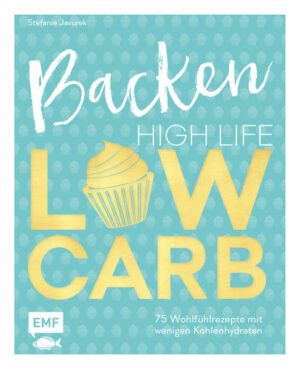 Darfs ein bisschen weniger sein? Backen muss nicht immer Sünde sein. Wie das geht zeigt Stefanie Javurek in ihrem Buch „Backen. High life - low Carb.“ Ihr Buch ist das erste, das zeigt: Backen mit wenig Kohlenhydraten funktioniert und schmeckt. In ihren 75 süßen und pikanten Rezepten stecken nur maximal 10 Gramm Kohlenhyrdrate. Alle Leckermäulchen kommen voll auf Ihre Kosten. Da gibt es Schwarzwälder Kirschtorte, sommerliche Kiwi-Roulade oder einen klassischen Marmorkuchen. Für alle, die es lieber herzhaft mögen, stehen auch pikante Käsestangerl oder Low-Carb-Pizza auf der Speisekarte.