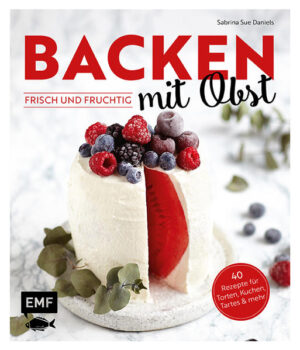 Fruchtig, süß und voller Aromen: 40 verführerisch-fruchtige Backrezepte für jede Jahreszeit bieten aufregende Geschmackskombinationen und neuartige Kreationen mit Obst. Das Buch präsentiert die grenzenlose Vielfalt von Kuchen, Torten, Muffins, Tartes, Cheesecakes, Cookies und Co. mit Früchten der Saison. Ein Muss für alle Obstfans und Backbegeisterte! Kreiert und inszeniert wurde die Obstträume von der erfolgreichen Food-Bloggerin und Fotografin Sabrina Sue Daniels.