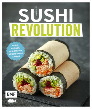 Alle lieben Sushi! Kein Wunder, dass das frische Schlank- und Wohlfühl-Food aus Japan nicht aus der Mode kommt. Vom Sushi-Burger bis zum Sushirrito  so aufregend war Sushi noch nie. Auch Vegetarier und Veganer kommen bei den 50 Rezepten voll auf ihre Kosten. Aber auch wer es klassisch mag, wird hier fündig. Dieses Buch hält einen Mix aus neu interpretierten Klassikern und absolut neuartigen Sushi-Kreationen bereit. Der bebilderte Grundlagenteil bietet zudem gelingsichere Anleitungen zum Maki-Rollen, Nigiri-Formen und Sushi-Reis-Kochen. Lets roll it! "Sushi Revolution" ist erhältlich im Online-Buchshop Honighäuschen.