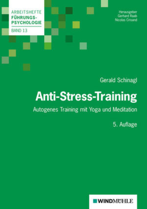 Honighäuschen (Bonn) - Dieser erfolgreiche Ratgeber vermittelt einen Überblick über verschiedene Techniken zum Ausprobieren: Autogenes Training, Yoga, Meditation, Feldenkrais und Intervalltraining. Er richtet sich an Führungskräfte, Coaches, Menschen in Ausbildung, Psychologen, Betriebsärzte und Menschen mit Stresserfahrung. Die 5. Auflage wurde gründlich überarbeitet, aktualisiert und erweitert  und ist dabei bewusst so kompakt geblieben, dass sich dieses Arbeitsheft auch weiterhin als »Lektüre für zwischendurch« eignet. Ausführliche Informationen zu allen Bänden der »Grünen Reihe«, über die Autoren und einen Blog zum Thema finden Sie unter www.gruene-reihe.de.