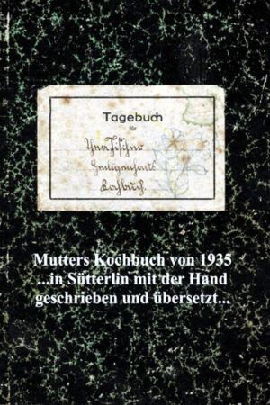 Die aufgeschriebenen Rezepte aus der Zeit um 1935 sind zum Teil nur in Stichwörtern verfasst. Es bedarf also ein wenig Erfahrung bei der Umsetzung. Es gibt aber einen guten Einblick in eine Zeit, die noch nicht vom globalen Handel geprägt war und man regionale und saisonale Produkte benutzte. Der bevorstehende Krieg und die damit verbundene Mangelwirtschaft spiegeln sich in den Rezepten wieder.