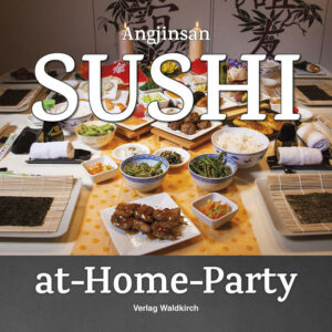 Sie lieben Sushi, Sie sind gerne mit Freunden zusammen, Sie ernähren sich bewusst und Sie haben Spaß am gemeinsamen Tun  dann werden Sie doch auch Mitglied der großen Fangemeinde von Angjinsan und rollen Sie mit bei der Sushi-at-Home-Party. Die perfekte Step-by-Step-Anleitung vom Einkaufszettel über Grundausrüstung, Material- und Warenkunde bis zu Benimm-Regeln beim Japanisch-Essen und bei Tisch  dieses Buch bietet interessante Grundinformationen und verbindet sie mit dem dazugehörigen Spaßfaktor. Sushi bedeutet mitnichten obligatorisch roher Fisch, Sushi kann man ganz nach den eigenen Vorlieben und dem eigenen Geschmack zusammenstellen. Angjinsan gibt eine Fülle von Anregungen dazu, was man Leckeres mit Reis und dem Nori-Blatt umhüllen kann. Egal ob vegan oder vegetarisch, mit Fisch, gekocht oder roh, mit Ei, mit Fleisch, es muss schmecken und soll beim Zubereiten Freude bereiten. Die Sushi-at-Home-Party ist der perfekte Partyspaß ohne Stressfaktor für die Gastgeber. Alles lässt sich in Ruhe vorbereiten, auch dafür gibt es genaue Anweisungen und Listen, und wer was isst, entscheidet jeder selber  Sushi vegan, vegetarisch oder mit tierischen Bestandteilen. Du lebst 75 Tage länger, wenn du das Glück hast, etwas zu essen, was du vorher noch nie gegessen hast. Japanisches Sprichwort "Sushi-at-Home-Party" ist erhältlich im Online-Buchshop Honighäuschen.