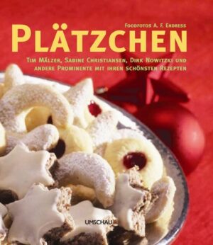 Sechzig prominente Persönlichkeiten verraten Ihnen in diesem Buch die Rezepte ihrer Lieblingsplätzchen für den Weihnachtsteller. Es sind raffinierte altbewährte und überraschend neue Plätzchenrezepte - einfach zu backen und mit Freude zu genießen. Und gibt es ein schöneres Vorweihnachtsgeschenk als selbst gebackene Plätzchen? Aber nicht nur den Plätzchenfans machen die Prominenten hiermit eine Freude: Sie haben ihre Rezepte der DKMS Deutsche Knochenmarkspenderdatei zur Verfügung gestellt, und aus dieser Sammlung ist dieses Buch entstanden. Mit dem Kauf des Buches unterstützen Sie die Aufnahme neuer Lebensspender in die DKMS.