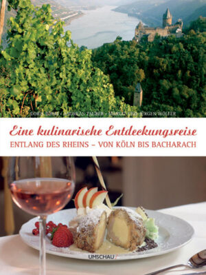 Warum ist es am Rhein so schön? Die Antwort erfahren Sie auf unserer kulinarischen Entdeckungsreise von Köln rheinaufwärts, vorbei an Schlössern, Burgen und der weltberühmten Loreley bis ins historische Bacharch. Exklusive Gourmet-Restaurants, historische Gasthäuser, Weinstuben und Feinschmeckerlokale bieten für jeden Genuss, von den verfeinerten regionalen Klassikern bis zu gehobenen französischen Küche, stets das richtige Ambiente. Das Mittelrheintal, eine geschichtsträchtige Landschaft, ist für die Qualität seiner Weine bekannt und wurde von der UNESCO zum Weltkulturerbe ernannt.