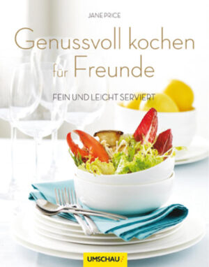 Wer gerne Freunde nach Hause einladen und bekochen oder eine elegante Dinnerparty geben möchte, findet in diesen über 160 Rezepten garantiert genügend Inspiration. Die sommerlichen Salate, leichten Vorspeisen, herzhaften Hauptgerichte und die köstlichen Desserts machen das Gastgeben leicht! Zu Hause für Freunde zu kochen wird immer beliebter und neue Rezepte sind immer gefragt. Das edle Layout mit der leichten Fotografie macht „Genießen mit Freunden“ zu einem Buch, das man gerne in die Hand nimmt. Die Rezepte sind leicht verständlich und untereinander zu einem Menü kombinierbar, sodass zahlreiche neue Varianten entstehen. Dieses Buch ergänzt die Reihe der Topseller „Suppen und knusprige Brote“, „Picknick“, „Fein und festlich“ und „Vegetarisch für Genießer“ hervorragend.