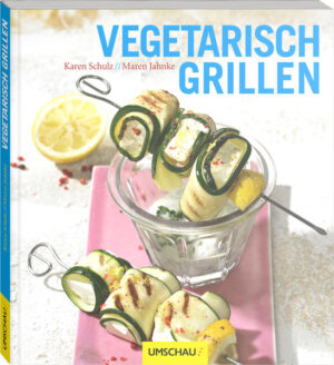 Gemüse, Gemüse und noch mal Gemüse? Auf jeden Fall - aber ohne Langeweile! Mit den 60 genialen Rezepten in diesem Buch sind die Zeiten vorbei, in denen sich Vegetarier auf Grillpartys mit Beilagensalat und einer gegrillten Zucchinischeibe zufriedengeben mussten! Ob aufgespießt, eingewickelt und aufgerollt, gefüllt, im Ganzen auf den Grill gelegt, süß oder herzhaft - die Autorinnen Karen Schulz und Maren Jahnke haben allerhand abwechslungsreiche Rezepte entwickelt, die mit Sicherheit auch den einen oder anderen Steakliebhaber begeistern werden. Vegane Gerichte sind speziell gekennzeichnet. Neben vegetarischem Grillgut finden sich im Buch auch Rezepte für das ganze Drumherum: Brote, Dips und Marinaden, Salate und Drinks. So kann der Sommer kommen! Aus dem Inhalt: - Halloumi-Aprikosen-Spieß - Barbecue-Wrap mit Süßkartoffeln, Lauch, Paprika und Salatherzen - Zwiebeln mit Feigen-Ziegenkäse-Füllung - Süße Crêpes mit Pfirsichen