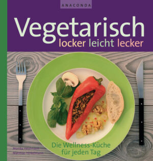 Locker und leicht vegetarisch kochen und genießen - so geht´s! 33 warme Gerichte für jeden Tag haben wir für Sie kreiert, inspiriert von den Küchen der Welt. Mit Finesse zusammengestellt und exzellent im Geschmack, bieten sie Ihnen abwechslungsreiche, gesunde Mahlzeiten. Selbst eingefleischte Nicht-Vegetarier werden kaum unserem Steckrüben-Cranberry-Süppchen widerstehen können - oder unserem Kokos-Wirsing-Eintopf, dem Süßkartoffel-Pilz-Gratin, unseren Spätzle mit Puy-Linsen und Cashews, dem Erdbeer-Spargel oder etwa der feurigen Tortilla mit TexMex-Gemüse plus Salsa. Wir bieten Ihnen nicht nur außergewöhnliche Rezepte, sondern erklären auch, wie gut sich vegetarisches Kochen, Genießen und Wellness miteinander verbinden lassen - denn ohne Frage gehören Entspannen und Genießen zusammen. Wie aber ist beides in der Hektik des Alltags zu bewerkstelligen, und das bereits während der Zubereitung leckerer Gerichte? Dieses Buch zeigt es Ihnen.