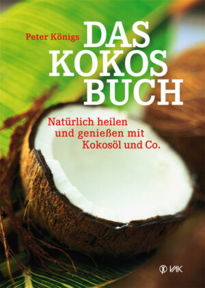 Das erste umfassende Buch über Kokosöl liegt jetzt in der erweiterten Neuauflage vor. Kokosöl und Co.  wie Mehl, Milch, Flocken und Wasser aus der Kokosnuss schmecken nicht nur ausgesprochen gut, sondern sind vor allem gesundheitsfördernd. Der Kokos-Experte Peter Königs räumt hier mit dem Vorurteil auf, dass gesättigte Fettsäuren ungesund seien. Die Fettsäuren der Kokosnuss eignen sich nicht nur hervorragend für die Küche, da beim Erhitzen keine schädlichen Transfettsäuren entstehen, sondern schützen auch vor Arterienverkalkung und Herzinfarkt, wirken immunstärkend und verhindern die Bildung gesundheitsschädlicher freier Radikale. Der Autor zeigt auf, wie einfach sich Kokosöl und Co. in Küche und Kosmetik einsetzen lassen und gibt gezielte Anleitung, wie jedes Rezept sich ganz einfach zu einem leckeren Kokos-Rezept verwandeln lässt. Da die Kokosnuss kein Gluten enthält, eignen sich Kokosnussprodukte auch für Zöliakie-Betroffene. Ebenso sind sie hervorragend geeignet im Ernährungsplan von Tumorkranken. Das fette Plus der Kokosnuss: Es steigert den Grundumsatz und hilft auch noch beim Abnehmen! Der umfassende Ratgeber bietet detaillierte Informationen zu (un-)gesättigten Fettsäuren auf dem aktuellen Stand der Wissenschaft, erklärt die positive gesundheitliche Wirkung von Kokosprodukten bei zahlreichen Erkrankungen, zeigt Anwendungsmöglichkeiten von Kokosprodukten in der Küche, enthält Informationen zum kosmetischen Einsatz von Kokosöl und beleuchtet alle Kokosprodukte: Kokosöl, Kokoswasser, Kokosmilch, Kokosmehl, Kokosmus, Kokosflocken, Kokoscreme, frische Kokosnüsse. Der umfassende Ratgeber des erfahrenen Autors wurde aktualisiert und erweitert: Peter Königs erklärt jetzt auch den Einsatz von Kokosöl zur Ernährungsbehandlung bei Alzheimer und Demenzerkrankungen. Das besondere Extra: Zahlreiche neue Rezepte mit Fotos! "Das Kokos-Buch" ist erhältlich im Online-Buchshop Honighäuschen.