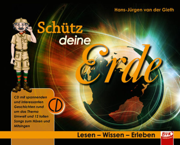 Honighäuschen (Bonn) - Mit dem Respekt vor unserer Umwelt muss angefangen werden, um eine nachhaltige Wirkung zu erzielen und unseren Planeten nicht untergehen zu lassen. Nutzen wir die Neugierde, den Wissensdurst unserer Kinder und machen sie zu Schützern unserer Erde. Ausgehend von den Lebensbedingungen und Erfahrungen der Kinder, werden umweltrelevante Themen in kindgemäßer Form dargestellt. Dabei geht es um das (Nach-)Erleben, um die Emotionen und um das Vermitteln von Wissen, der sachlichen Beschäftigung mit einem Thema. Abgerundet wird das Material durch eine CD mit passenden Liedern und Geschichten. Aus dem Inhalt: Unsere Erde  Die Entstehung der Erde  Unser Wald  Müll  Urlaub und Tourismus  Am Meer  Waldsterben  Erneuerbare Energien  Luftverschmutzung  Klima und Klimawandel ...