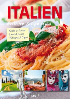 Lernen Sie Bella Italia kulinarisch kennen! In diesem Buch wird die traditionelle italienische Küche in informativen Texten und brillanten Bildern vorgestellt – mit leckeren Rezepten, praktischen Tipps und Hintergründen. Hinzu kommen Erläuterungen zu Geschichte, Kultur, Land und Leuten. Bei den Rezepten gibt es eine breite Auswahl an Vorspeisen, Beilagen, Hauptgerichten und Desserts aus allen Regionen. Diese kulinarische Reise durch Italien bietet vielfältige Anregungen zum Stöbern, Entdecken und Kochen.