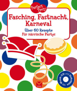 Es darf geschunkelt werden! Ob Rheinischer Karneval, Schwäbisch-alemannische Fastnacht oder fröhlicher Kinderfasching- närrische Rezepte, witzige Dekoideen und Stimmungsmusik sorgen für die perfekte Party.