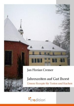 In diesem Buch wurden besondere und beliebte Torten- und Kuchenrezepte aus dem Café Gut Ihorst gesammelt. Rezepte für jeden Tag und für jeden Anlass. Langbeschreibung: Das Gut Ihorst ist einst aus drei Hofstellen entstanden. Besitzer waren die Herren von Dinklage. Um 1560 hat Heinrich von Schade zu Wesuwe aus dem Emsland das heutige Gutshaus angelegt. Im Jahr 1747 ließ der damalige Eigentümer Ernst Friedrich vom Ascheberg eine Backsteinkapelle errichten. Als Architekt wird der bekannte Barockbaumeister Johann Konrad Schlaun angenommen, der unter anderem auch das Jagdschloß Clemenswerth entworfen hat. Nach umfangreichen Renovierungsarbeiten der Gutsanlanlage wurde im Jahr 2001 von unserer Familie im ehemaligen Stallgebäude das Café ausgebaut. Seitdem genießen die Gäste hausgemachte Torten, deftige Brote, saisonale kleine Gerichte, Tee- und Kaffeespezialitäten bei Kerzenschein und Kaminfeuer. In diesem Buch wurden besondere und beliebte Torten- und Kuchenrezepte aus dem Café Gut Ihorst gesammelt. Rezepte für jeden Tag und für jeden Anlass.