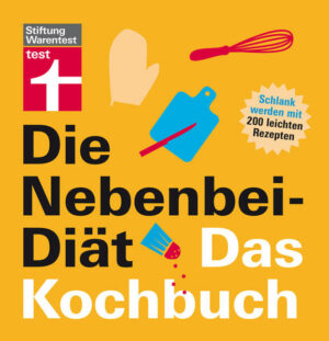 Zur "Nebenbei-Diät" nun auch das Kochbuch! Insgesamt 200 schlanke Rezepte für beliebte Klassiker und Gerichte aus aller Welt und sicher auch Ihr Lieblingsessen mit weniger Fett bei vollem Geschmack. Ob Schweinebraten, Béchamel oder Nudelgerichte  mit dem Nebenbeiprinzip sparen Sie Kalorien durch die richtigen Alternativen. Verblüffend einfach ist das Nebenbei-Diät-Prinzip: Wir nehmen Ihren Lieblingsgerichten den Kalorienschrecken! Sie finden in diesem Buch Spaghetti, Rouladen, Eiscreme, Bratkartoffeln und andere Klassiker, die oft 50 Prozent Kalorien und mehr sparen. Leckere Ideen für alle Mahlzeiten begleiten Sie durch den Tag, vom gemütlichen Frühstück bis hin zu lässigen TV-Snacks. Viele der modernen Gerichte wie Miso-Suppe, Fenchelsalat mit Birnen und grüner Risotto sind auch für Vegetarier geeignet. Und was bringts? Wenn das Nebenbei-Rezept gegen die Klassiker antritt, sparen Sie ganz locker viele Fettkalorien und reichlich Kohlenhydrate. Die gut sichtbare Kaloriensparzahl sorgt für Klarheit. "Die Nebenbei-Diät. Das Kochbuch" ist erhältlich im Online-Buchshop Honighäuschen.