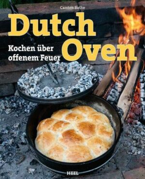 Hier handelt es sich um DIE Dutch Oven-Bibel vom Bestseller-Autor Carsten Bothe! Das erste Buch über das Kochen mit dem Dutch Oven von Bothe hat sich mittlerweile über 75.000 mal verkauft. Es ist der Klassiker unter den Dutch Oven-Büchern und bietet neben der Einführung in die Geschichte des Dutch Ovens, die Pflege und die Basics von der Feuerstelle über die Hitzeregulierung bis hin zu den Garzeiten alle wichtigen Tipps für das Kochen mit dem schwarzen Pott. Für den Dutch Oven-Anfänger ist das Buch eine unverzichtbare Hilfe und fortgeschrittene Pott-Köche werden von den vielen tollen Rezepten begeistert sein. Ob Filetspitzen in Calvadosrahm, Lammragout oder Wildentenbraten - das Kochen mit dem Dutch Oven steht für Entschleunigung, Draußen Kochen, Geselligkeit und Spaß! Rund 25 Eintopf-Rezepte von Brunswick Stew über Wildschwein-Bohnen-Suppe und Soljanka bis hin zu Chili in XXL machen Eintopf-Fans und alle Freunde deftiger Gerichte glücklich. Aber auch Fisch oder Beilagen von Kümmelkartoffeln bis hin zu Grillzwiebeln, Bierbrot oder Sauerteig-Bröchen, Zimtschnecken, Flammkuchen oder Pizza kann man mit den abwechlsungreichen Rezeptideen in diesem Buch im Dutch Oven zubereiten. Die Rezepte von Bothe stehen für Gelinggarantie beim Bekochen großer Gästescharen und sorgen für Abwechslung in der Campingküche beim Familienurlaub. Autor Carsten Bothe hat den Dutch Oven vor 15 Jahren nach Deutschland gebracht. Er ist der Experte für das Kochen am Lagerfeuer und hat im HEEL Verlag zahlreiche Bücher über Dutch Oven, Petromax, Grillen, Wildküche und Campingkücher veröffentlicht. "Dutch Oven" ist erhältlich im Online-Buchshop Honighäuschen.