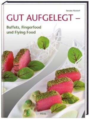 Es gibt kaum eine Delikatesse, die man nicht als Fingerfood reichen könnte - vorausgesetzt, man weiß, wie sie zubereitet wird. Auch mit Leckereien aus dem Glas, dem Flying Food, einem Trend, der seine Ursprünge in Frankreich hat und auch bei uns immer populärer wird, kann man seine Gäste und Kunden gleichermaßen verwöhnen und in Staunen versetzen. Für viele Anlässe sind Buffets die geeignete Form der Präsentation, hier können viele verschiedene Elemente individuell zu einem Genuss für Auge und Gaumen zusammengestellt werden. Mit diesem Buch finden Sie für jede Gelegenheit die passende Idee, Speisen kreativ und modern zuzubereiten und zu arrangieren. Der Schlüssel, um Gäste und Kunden zu überzeugen!