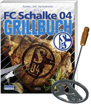 Ein einmaliges Grill-Set für jeden Schalke-Fan - Enthält alles für die Schalke-Grillparty - Das Mitbringsel für den perfekten Fußball-Grillabend - Mit Schalke 04 Brandeisen Ob Steiger-Toast vom Grill, Beer Bud Chicken oder Kohlebrot - so authentisch wie das Ruhrgebiet sind auch die typischen Grillgerichte dieses in jeder Hinsicht außergewöhnlichen Grillbuchs. Ein Steak mit Schalke 04-Branding ist der Renner in der Fußballsaison und mit diesen Rezepten kann bei der Grillparty nichts mehr schiefgehen. Dieses einmalige Grillset ist ein originelles Geschenk für jeden Schalke-Fan und das perfekte Mitbringsel für den Fußball-Grillabend - nicht nur im Ruhrgebiet. Das Schalke-Brandeisen garantiert Grillspaß pur: einfach Brandeisen in der Kohle erhitzen, Steak branden und dann grillen.