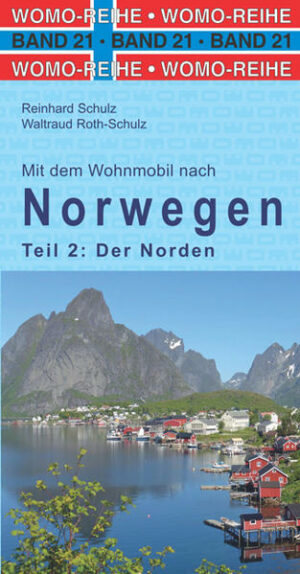 Tourenkarten Über 8000 km Nord-Norwegen in 15 Touren (rot markiert) - zu den bekanntesten und vielen unbekannten Sehenswürdigkeiten. Genaue Markierung vieler Stell-