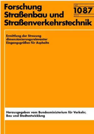 Honighäuschen (Bonn) - Im Rahmen der rechnerischen Dimensionierung erfolgt die Festlegung der Schichtdicken einer Asphaltbefestigung anhand einer berechneten theoretischen Lebensdauer, der u. a. die Steifigkeiten der Asphaltschichten sowie die Ermüdungsresistenz der Asphalttragschicht zugrunde liegen. Diese Eigenschaften werden im Zuge der Erstprüfung an den Asphaltmaterialien ermittelt. Aufgrund von Inhomogenitäten der Baustoffkomponenten (Gesteinskörnungen und Bitumen) sowie variierenden Herstellungs-, Einbau- und Verdichtungsbedingungen beim Bau der Asphaltschichten kann es dazu kommen, dass die mechanischen Eigenschaften des in der Fahrbahnbefestigung eingebauten Asphaltmischguts streuen und erheblich von jenen Eigenschaften abweichen, die im Rahmen der Erstprüfung festgestellt wurden. Ziel dieses Projektes war es, diese Streuung der dimensionierungs-relevanten Eingangsgrößen für Asphalte zu bestimmen, damit diese zukünftig bei der rechnerischen Dimensionierung Berücksichtigung finden können. Zur Herleitung von Sicherheitsbeiwerten, mit denen die bei der analytischen Dimensionierung auftretende Streuung der als Eingangsgrößen benutzten Materialparameter berücksichtigt werden können, wurde zunächst