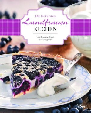 Mehr als 60 unvergleichlich gute Traditionsrezepte Mit zahlreichen wertvollen Backgeheimnissen aus der Landfrauenküche Backen und genießen mit erntefrischen Zutaten vom heimischen Markt In den urgemütlichen Landhausküchen wird das Kuchenbacken noch heute ganz besonders gepflegt. Dieses wunderschön gestaltete Backbuch präsentiert die leckersten Kuchenrezepte der Landfrauen. Ob saftiger Kirschenplotzer, herrlich duftende Apfelriemchen oder luftiger Buchtelkuchen mit Zwetschgen – mit richtig guten, erntefrischen Zutaten und viel Liebe gebacken schmecken diese süßen Köstlichkeiten alle gleich verführerisch!