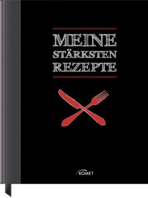 In dieses originelle Buch kann Man(n) seine besten Rezepte und Lieblingsgerichte eintragen und so sein ganz persönliches Kochbuch erstellen. Aufgelockert wird der optisch ansprechende Band mit treffenden Zitaten und leckeren Rezeptvorschlägen – das ideale Geschenk für coole Typen!