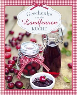 In den urgemütlichen Küchen der Landfrauen wird die gute Tradition, kulinarische Geschenke mit besten Zutaten, viel Bedacht und Liebe selbst zuzubereiten, noch heute ganz besonders gepflegt. Die Meisterinnen ihres Fachs profitieren von den Erfahrungen ihrer Mütter und Großmütter, die die alten überlieferten Familienrezepte von Generation zu Generation weitergegeben haben. In diesem liebevoll gestalteten Buch haben wir für Sie aus dem umfangreichen Fundus der Landfrauen von regional bis international die schönsten Rezepte für köstliche Geschenke aus der Küche zusammengetragen. Ob herrlich duftende Plätzchen, fruchtige Marmeladen, pikant eingelegtes Gemüse oder wohltuende Liköre: Alle Delikatessen sind zum Anbeißen schön und zeigen dem Beschenkten auf eine sehr persönliche Weise Ihre Wertschätzung – denn Selbstgemachtes aus der eigenen Küche ist immer etwas ganz Besonderes!