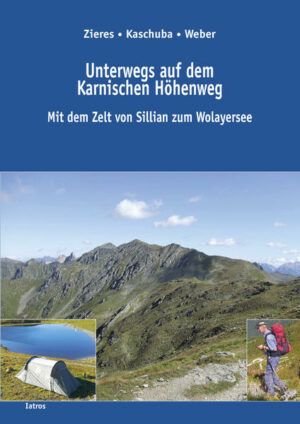 Alpen. Die Natur und Bergwelt in all ihrer Vielfalt unmittelbar erleben. Nachts im Zelt die Einsamkeit und Ruhe erfahren und beinahe Eins werden mit der Natur und der Vielzahl der atemberaubenden Ausblicke. Zu Fuß mit dem Rucksack unterwegs auf dem Karnischen Höhenweg