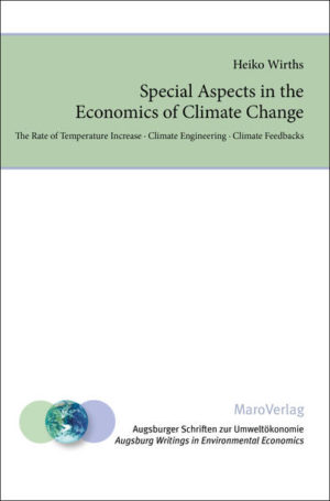 Honighäuschen (Bonn) - Emerging in the early 1990s, climate economics is a relatively new research discipline. Compared to the demands formulated in the natural sciences, climate policy, as it is derived from economic models, is often criticized for its cautions and slow approach to tackle climate change. The pioneering and well-known model in this field is the DICE model from William Nordhaus. In the book at hand, Heiko Wirths develops three extensions to this model. The first is an extended perception of climate damages that now includes the rate at which temperature increases. The second is the introduction of climate engineering to the model as a third option to tackle climate change, next to adaptation and emission mitigation. The third is the explicit modeling of the permafrost feedback and its reinforcing effect on climate change. All three extensions result in an increasingly ambitious climate policy, thereby decreasing the aforementioned gap between disciplines.