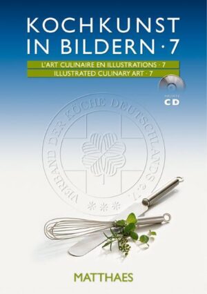 Über 1100 Köchinnen und Köche aus aller Welt waren bei der Olympiade der Köche auf der Internationalen Kochkunstausstellung in Erfurt im Oktober 2004 am Start. In den Rubriken Nationalmannschaften, Jugendnationalteams, Mannschaften, Patissiers, Militärkräfte und Großverpflegung wurde um Medaillen gefochten, neue Trends gesetzt und Spitzenleistungen erbracht. Der Band „Kochkunst in Bildern 7“ dokumentiert dieses Weltereignis. Über 280 brillante Farbabbildungen zeigen die eindrucksvollsten Menüs, Platten und Schaustücke. 70 Teams sind mit ihren Teilnehmern abgebildet. Über 1000 Aktionsfotos von der Eröffnungsfeier bis hin zur Wettkampfstimmung hinter den Kulissen und zur Siegerfeier ist die Stimmung der Veranstaltung eingefangen. Die wichtigsten Bewertungsspiegel aller Nationen und Teams geben eine genaue Übersicht der Erfolge. Dieses Buch ist unerlässlich für alle, die sich für die zeitgemäße Kochkunst interessieren, Wettbewerbe vorbereiten, Anregungen suchen oder sich beruflich weiterbilden wollen. - Dokumentation der IKA 2004. Alle Texte in deutsch, englisch und französisch. - Abbildungen von Menüs, Platten und Schaustücken – jetzt auch auf Begleit-CD! - Ideal für die Vorbereitung von Wettbewerben, für Schulungen und als Ideenlieferant für eigene Kreationen und Platten. - Teilnehmer und Stimmungen. Von der Eröffnungsveranstaltung über Küchen-Action bis hin zur Siegerehrung. Weit über 1000 Aufnahmen.