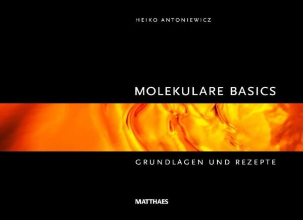 Das ABC der innovativen Küche. Heiko Antoniewicz erläutert anhand von 60 exzellenten Rezepten die molekularen Basics: Tomatenfolie mit Ziegenfrischkäse, Jakobsmuscheln mit Himbeervinaigrette, Waldmeisterbowle mit Beeren oder Teenudeln mit Ananas sind nur ein kleiner Ausschnitt des großen Spektrums der leckeren Gerichte und Getränke. Die Rezepte zur Sphärifikation, zu Schäumen, Gelierung, Verdickungsmittel sowie zu kombinierten Anwendungen sind auch für Einsteiger geeignet. Viele Schritt-für-Schritt-Anwendungen, Erläuterungen zu den verwendeten Texturgebern und ausführliche Beschreibungen der Zubereitungen garantieren den Erfolg.