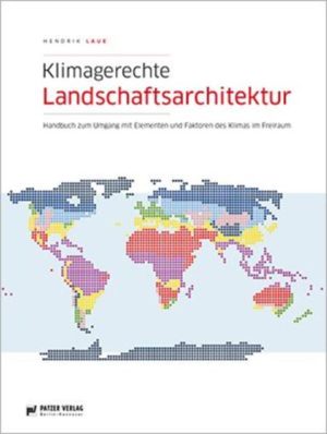 Honighäuschen (Bonn) - Globale Klimaveränderungen werden künftig die Lebensbedingungen vor allem in den urbanen Räumen verändern. Für die Landschaftsarchitektur ist der Umgang mit den sich wandelnden Klimafaktoren heute eine der größten Herausforderungen. Stärker als je zuvor steht sie in der Verantwortung, die Lebensqualität in den Städten durch geeignete Planungs- und Baumaßnahmen zu sichern. Das Fachbuch "Klimagerechte Landschaftsarchitektur" präsentiert einen umfassenden Überblick über die umweltverträgliche Planung in der Landschaftsarchitektur. Das Buch ist praxisorientierte Arbeitshilfe und Verständigungsgrundlage für die klimagerechte Entwicklung von Freianlagen unterschiedlicher Typologien. Für Landschaftsarchitekten ein unentbehrliches Nachschlagewerk! 194 Seiten, gebunden, 10 vierfarbige Fotos, 141 vierfarbige Grafiken, 5 Tabellen.