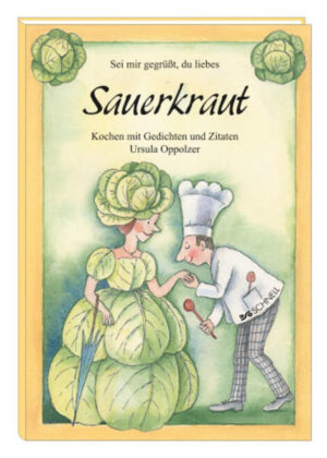 Sei mir gegrüßt, du liebes Sauerkraut bietet mehr als nur Rezepte rund um das Sauerkraut. Autorin Ursula Oppolzer hat neben mehr als 100 einfachen und raffinierten Rezepten viel Hintergründiges angesammelt. Gedichte, Sprüche, Zitate, Redewendungen und Anektdoten rund um den Genuss sowie eine Kurz-Vita der Schriftstellerin finden sich in diesem Buch.