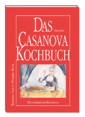 Ein literarisches Kochbuch Giacomo Casanova (1725 - 1798) war nicht nur, wie allgemein bekannt, der klassische Verführer und unwiderstehliche Liebhaber des Rokoko, er war eine Persönlichkeit von europäischem Rang. Gleichzeitig war er aber auch ein sehr sinnlicher Mensch. Das drückt sich ganz besonders in seiner Beziehung zum Essen und Trinken aus. Ausgewählte Episoden aus seiner Biographie sollen dazu beitragen, Casanova als Gourmet kennenzulernen. Mit Giacomo Casanova und seinem Verhältnis zu Speisen und Getränken haben sich auch Carmelo Caputo und sein Küchenteam (Markus Potrafka, Tomas Mari Rocke) vom Münsteraner Restaurant „Villa Medici“ (http://www.villa-medici-muenster.de) auseinandergesetzt. Sie haben die bei Casanova erwähnten Speisen durch Rezepte erschlossen und sie für die moderne Küche der Gegenwart aufbereitet. Die Rezepte sollen dazu beitragen, ein kulinarisches Lebensgefühl wie bei Casanova zu erfahren, aber auch einen aus einer nicht alltäglichen Perspektive entwickelten Zugang zu Casanova als Schriftsteller zu finden.