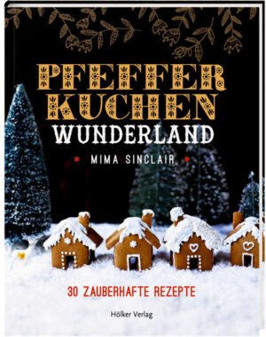 Fast zu schön zum Vernaschen: kleine Knusperhäuschen, reich verzierte Plätzchen, saftige Cupcakes und eine sündige Torte. 30 zauberhafte Ideen für köstliche Lebkuchenleckereien entführen in ein süßes Wunderland, wo Tannenbäume mit Zuckerguss geschmückt und Schornsteine aus Schokolade sind.