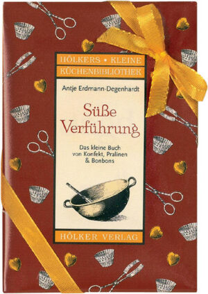 Sie sind unwiderstehlich: Antje Erdmann-Degenhardts Rezepte für Konfekt, Pralinen und Bonbons, die auch Hobbyköchinnen und -köchen leicht gelingen. Neben verführerischen Klassikern wie Mozartkugeln und Champagnertrüffel finden sich tröstlich süsse Rahmbonbons sowie nussige und fruchtige Konfekte, die das "Kaloriengewissen" weniger belasten. Eine gelungene Auswahl von historischen Anekdoten und Zitaten zum Thema Pralinen verkürzen die Wartezeit, bis die Kuvertüre geschmolzen ist.