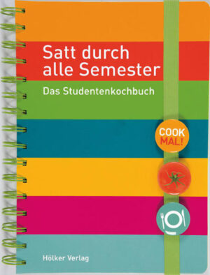 Über 70 erprobte und bewährte Originalrezepte haben erfahrene Studentinnen und Studenten für diesesKochbuch eingesandt. Dies haben alle gemeinsam: garantierte Sättigung bei maximalen Genuss und minimaler Belastung des Geldeutels! Es entstand ein Buch mit tollen Praxistips, vielen Varaitions- und Kombinationsmöglichkeiten, witzig und einfallsreich gestaltet mit Collagen aus den mitgelieferten Fotos, Kassenbons und Einkaufszetteln der Studenten. Fazit: Das ultimative Kochbuhc für alle studentischen Kochnischen, Wohnheim- und WG-Küchen.